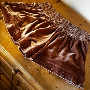Velvet Brown Shorts